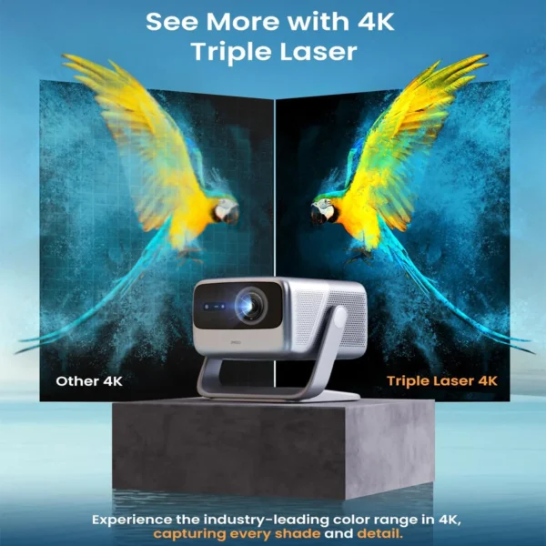 JMGO N1S Pro 4K  Laser Gimbal Projector 2250 ISO Lumens - Image 4